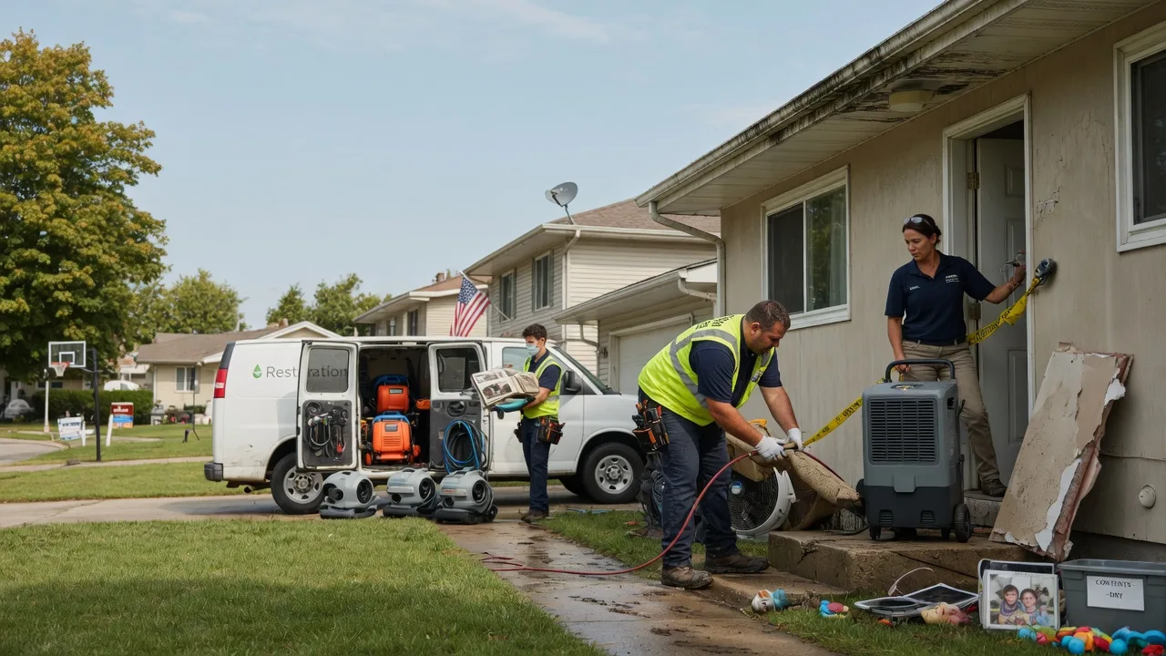 Water Damage Restoration in Leopolis, WI near me